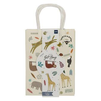 Wild Animals handout bags, 6pcs.