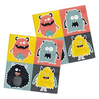 Napkins Monster Bash, 20pcs.