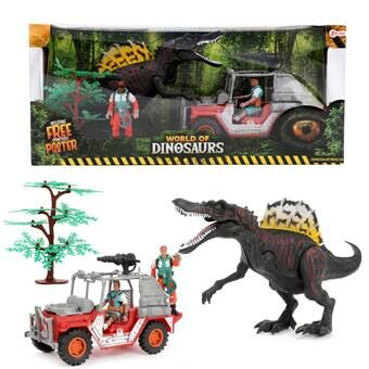 World of Dinosaurs Playset - Jeep with Dino