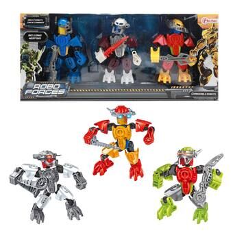 Roboforces Construction Robots Warrior, 3pcs.