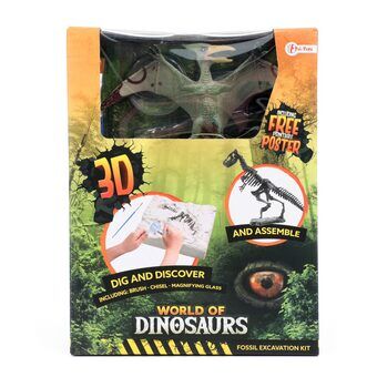 World of Dinosaurs Excavation set \'dino fossil\'