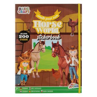 Sticker Book Magic Horses, 200 stickers