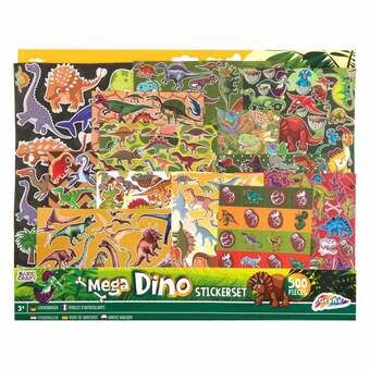 Mega Sticker Set Dinosaur, 500pcs.