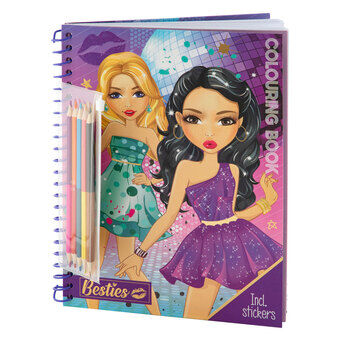 Besties Coloring Book & Stickers