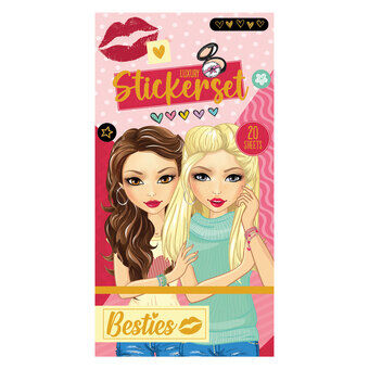 Besties Luxury Sticker Book, 20 Sheets