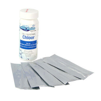 Pool Improve 3in1 Test strips pH / Alkalinity / Chlorine, 50st.