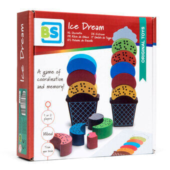 BS Toys Ice Creations Wood - Balance and Stacking Game