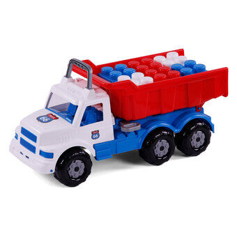 Polesie Route 66 Dump Truck with Building Blocks