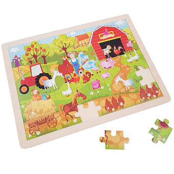 Wooden Jigsaw Puzzle Farm