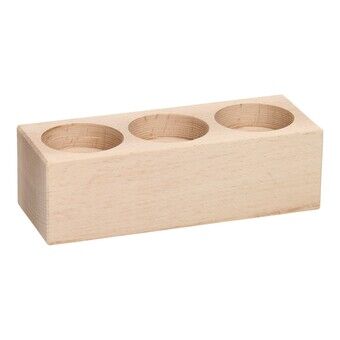 Tealight holder Rectangle Beechwood