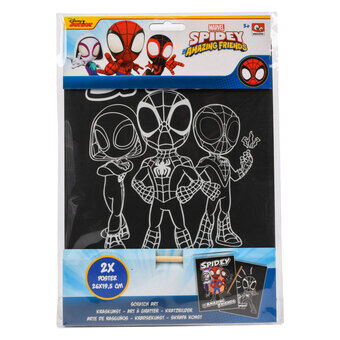 Spidey Scratch Art, 2pcs.