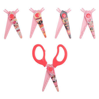 Minnie Mouse Pinking Scissors with 5 Pinking Blades