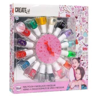 Create It! Nail Polish Set with Keuzerad, 16st.