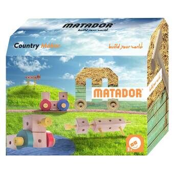 Matador Maker Country Construction Set Wood, 38 pcs.