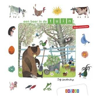 Toddlers Reading Book - a bear in the garden!