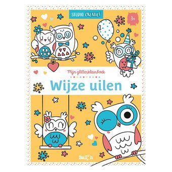 My Glitter Coloring Book Wise Owls