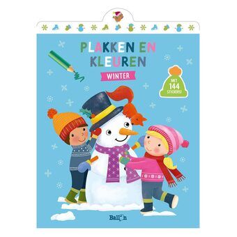 Scrape and Color Sticker Book Winter