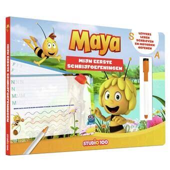 Maya the Bee Cardboard Book - Write and Erase