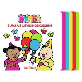 Bumba Cardboard book with steps - Bumba\'s favorite colors