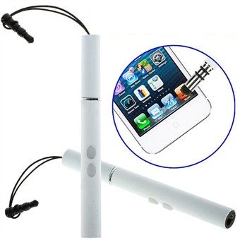 Touch Pen M. Laser / Light Jackstick Holder (White)