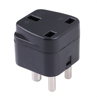 UK to Small South African Plug Power Outlet Adapter Portable Power Socket Conversion Plug