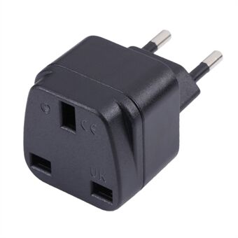 UK to EU Plug Power Outlet Adapter Portable Travel Power Socket Converter Plug