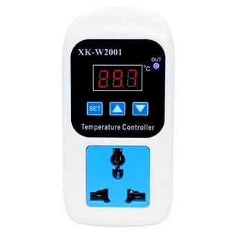 SMY-W2001 Temperature Controller Intelligent Digital Display Adjustable Temperature Socket with 1m Waterproof Probe