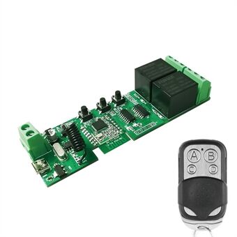 ZB-DIY-S02 2 Way WiFi Wireless Smart Switch Inching Self-Locking Relay Module Remote Control