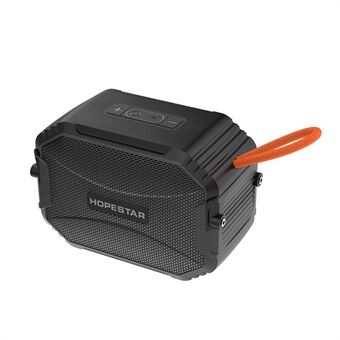 HOPESTAR T8 Portable Outdoor Rechargeable Waterproof Bluetooth Speaker TF Card FM Wireless Music Player - Black