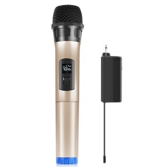 PULUZ PU628B UHF Wireless Dynamic Microphone with LED Display Battery Powered Mic