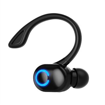 W6 Ear Hook Headset Waterproof TWS Wireless Bluetooth Sports Earphone with Charging Cable