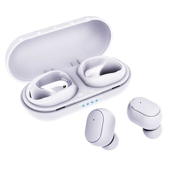 T6 Stereo Sound Semi-in-ear Bluetooth Headset Noise Reduction TWS Earphones for Apple / Android