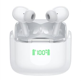 I13 Bluetooth 5.3 Wireless Earphone Touch Stereo HiFi Sound Earbud with Digital Display Charging Case