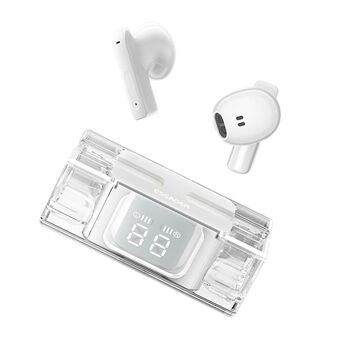 ESSAGER E90 TWS Wireless Bluetooth 5.3 Touch Earphone Digital Display Stereo Music Headset