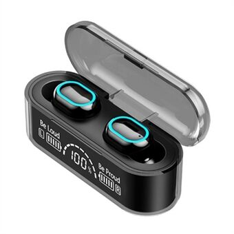 G35 TWS Wireless Bluetooth Earphone Mini In-ear Earbuds Touch Headset with Digital Display Charging Case