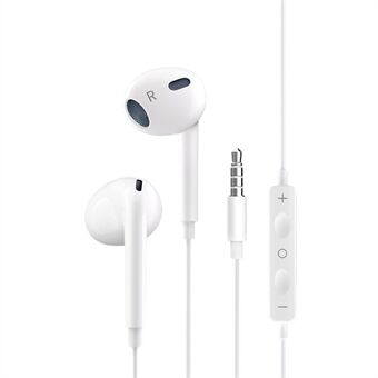 XUNDD X21 XDHE-017 3.5mm Wire Control Music Call Earphone Semi-in-ear Mobile Phone Headset