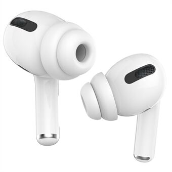 AHASTYLE PT99-2 2 Pairs Earphone Cap for AirPods Pro, Soft Silicone Ear Tips Replacement, Size: M