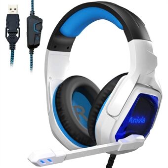 ANIVIA MH901 Head-mounted USB Wired Stereo 7.1 Surround Sound E-sports Headphone Computer Gaming Headset