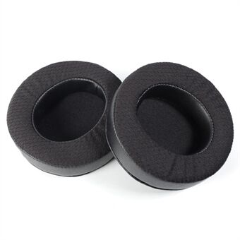 For Alienware AW310H/AW510H 1 Pair Replacement Breathable Earpads Lambskin + Mesh Cloth Headphone Earmuffs