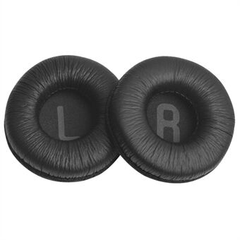 1 Pair Earmuff Cover Cushion for Jabra Revo Wireless Bluetooth Headset Wrinkled Protein Leather Ear Pads