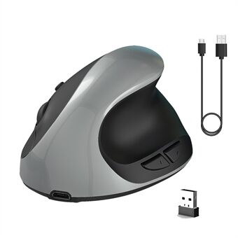 X10 Ergonomic Vertical Mouse 2.4G Wireless Right / Left Computer Mice USB Charging 6D Optical Gaming Mouse