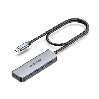 LENTION CE31-0.6M Cloud Ala Series 5-in-1 Mini USB-C Docking Station Type-C to 4 USB-C + 5V USB-C Hub Adapter