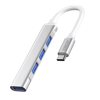 ENKAY HAT PRINCE ENK-AT114 Multi-Port Hub Adapter 4 in 1 USB3.0 Extender Type