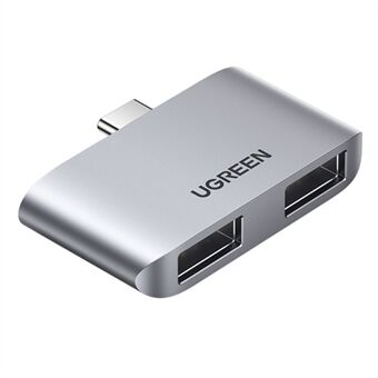 UGREEN USB Hub Type-C 3.1 to USB 3.0 Dual Port Converter 5Gbps Speed Data Transfer Adapter for Macbook Pro/Mouse/Keyboard/Printer