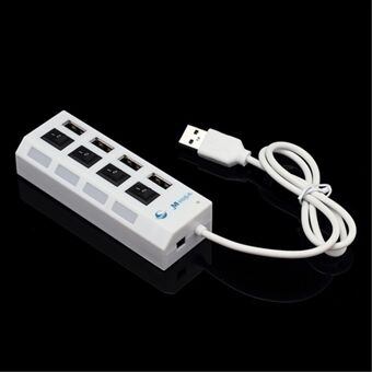 4 Port Hi-Speed USB 2.0 HUB ON/OFF Switch for Laptop PC