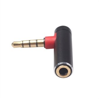 3.5mm Male to Female 90-Degree Adapter Converter for Headset Phone Laptop