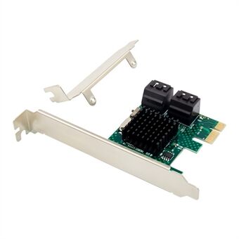 PCI-E 2.0 to SATA 6G Adapter PCI Express ASM1061 4-Port HDD Converter Card Built-In Boot Mode