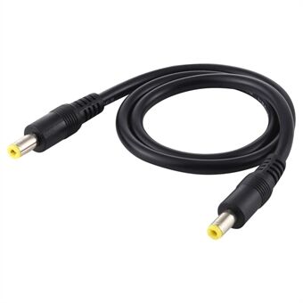 1.5m 8A DC Power Plug 5.5 x 2.5mm Male To Male Adapter Cable - Black