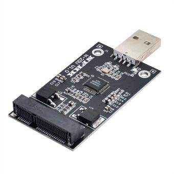 U2-008 Mini PCI-E mSATA to USB 2.0 External SSD PCBA Converter Adapter Card without Case