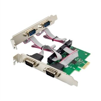 PCIE AX99100 4S DB9 I / O Express Serial Card COM1 Port RS232 Serial Card